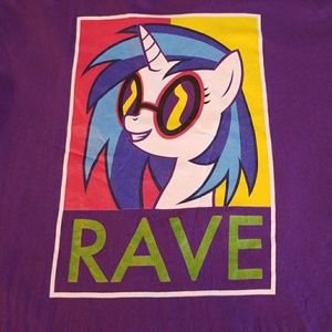 My little pony rave vinyl scratch dj pon3 rare